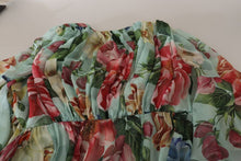 Load image into Gallery viewer, Dolce & Gabbana Floral Silk Midi Wrap Dress