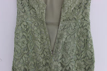 Load image into Gallery viewer, Dolce & Gabbana Elegant Green Floral Lace Maxi Dress