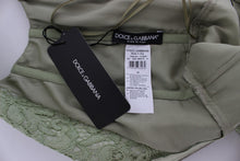 Load image into Gallery viewer, Dolce & Gabbana Elegant Green Floral Lace Maxi Dress