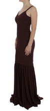 Load image into Gallery viewer, Dolce & Gabbana Elegant Bordeaux Sheath Dress