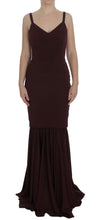 Load image into Gallery viewer, Dolce & Gabbana Elegant Bordeaux Sheath Dress