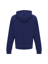 Load image into Gallery viewer, Balmain Elegant Navy Blue Monogram Hoodie