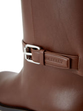 Load image into Gallery viewer, Burberry Equestrian Style Luxe Leather Boots