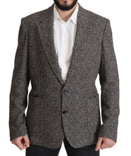 Load image into Gallery viewer, Dolce & Gabbana Exquisite Gray Herringbone Blazer Jacket