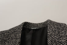Load image into Gallery viewer, Dolce & Gabbana Exquisite Gray Herringbone Blazer Jacket