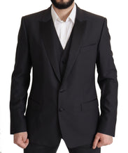 Load image into Gallery viewer, Dolce & Gabbana Elegant Dark Blue Martini Two-Piece Blazer