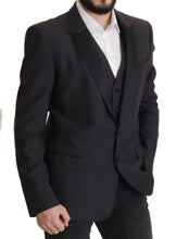 Load image into Gallery viewer, Dolce & Gabbana Elegant Dark Blue Martini Two-Piece Blazer