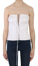 Load image into Gallery viewer, Dolce & Gabbana Elegant White Strapless Corset Top