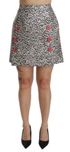Load image into Gallery viewer, Dolce & Gabbana Exquisite Black Embellished High Waist Skirt