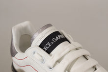 Load image into Gallery viewer, Dolce & Gabbana Elegant White Leather Sneakers