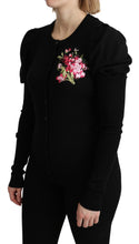 Load image into Gallery viewer, Dolce & Gabbana Elegant Floral Embroidered Wool Cardigan