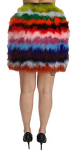 Load image into Gallery viewer, Dolce & Gabbana Chic Feather Embellished High Waist Skirt