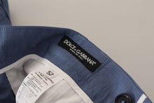 Load image into Gallery viewer, Dolce & Gabbana Blue Linen Chino Men Formal Pants