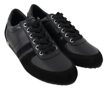 Load image into Gallery viewer, Dolce & Gabbana Elegant Black Leather Sport Sneakers