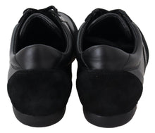 Load image into Gallery viewer, Dolce & Gabbana Elegant Black Leather Sport Sneakers