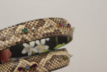 Load image into Gallery viewer, Dolce & Gabbana Elegant Beige Python Leather Shoulder Strap