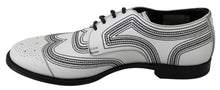 Load image into Gallery viewer, Dolce & Gabbana Elegant White Leather Derby Shoes