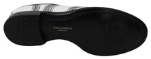 Load image into Gallery viewer, Dolce & Gabbana Elegant White Leather Derby Shoes