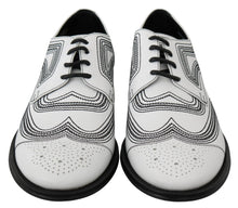 Load image into Gallery viewer, Dolce & Gabbana Elegant White Leather Derby Shoes