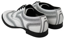 Load image into Gallery viewer, Dolce & Gabbana Elegant White Leather Derby Shoes