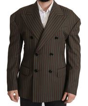 Load image into Gallery viewer, Dolce & Gabbana Multicolor Striped Double Breasted Blazer