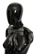 Load image into Gallery viewer, Dolce & Gabbana Elegant Silver Silk Bowtie