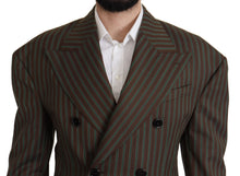 Load image into Gallery viewer, Dolce & Gabbana Multicolor Striped Double Breasted Blazer