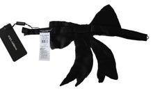 Load image into Gallery viewer, Dolce & Gabbana Elegant Silver Silk Bowtie