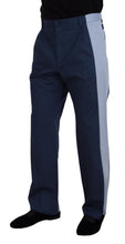Load image into Gallery viewer, Dolce & Gabbana Blue Cotton Straight Fit Pants