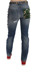 Load image into Gallery viewer, Dolce & Gabbana Crystal Embellished Luxury Denim Jeans