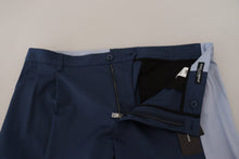 Load image into Gallery viewer, Dolce & Gabbana Blue Cotton Straight Fit Pants