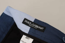 Load image into Gallery viewer, Dolce & Gabbana Blue Cotton Straight Fit Pants