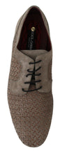 Load image into Gallery viewer, Dolce & Gabbana Elegant Brown Leather Derby Shoes