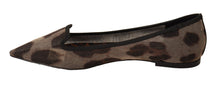 Load image into Gallery viewer, Dolce & Gabbana Elegant Leopard Print Flat Loafers