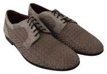 Load image into Gallery viewer, Dolce & Gabbana Elegant Brown Leather Derby Shoes