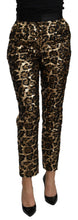 Load image into Gallery viewer, Dolce & Gabbana Elegant High Waist Skinny Sequined Pants