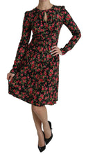 Load image into Gallery viewer, Dolce & Gabbana Floral A-Line Viscose Knee Length Dress