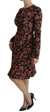 Load image into Gallery viewer, Dolce & Gabbana Floral A-Line Viscose Knee Length Dress