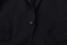 Load image into Gallery viewer, Dolce & Gabbana Elegant Navy Wool Blend Slim Blazer