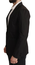 Load image into Gallery viewer, Dolce & Gabbana Elegant Black Cotton-Wool Blend Blazer Jacket
