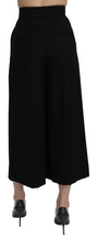 Load image into Gallery viewer, Dolce & Gabbana Elegant High Waist Wide Leg Wool Pants