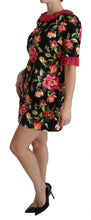 Load image into Gallery viewer, Dolce & Gabbana Elegant Floral Lace A-Line Mini Dress