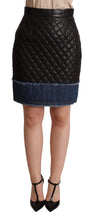 Load image into Gallery viewer, Dolce & Gabbana Sleek High-Waist Leather Mini Skirt
