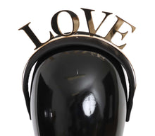 Load image into Gallery viewer, Dolce & Gabbana Elegant Black Gold Love Diadem Tiara