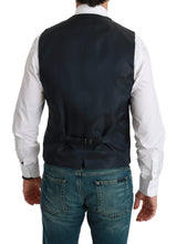 Load image into Gallery viewer, Dolce & Gabbana Elegant Blue Striped Dress Vest