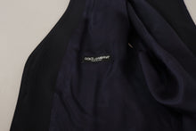 Load image into Gallery viewer, Dolce & Gabbana Elegant Black Three-Piece Wool Blend Suit