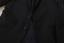 Load image into Gallery viewer, Dolce & Gabbana Elegant Black Three-Piece Wool Blend Suit