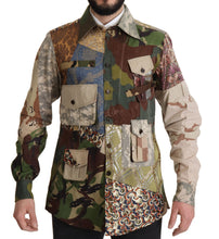 Load image into Gallery viewer, Dolce & Gabbana Patchwork Camouflage Casual Shirt