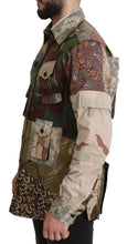 Load image into Gallery viewer, Dolce & Gabbana Patchwork Camouflage Casual Shirt