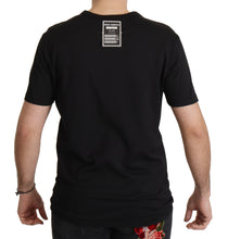 Load image into Gallery viewer, Dolce & Gabbana Elegant Black Baroque Crewneck Tee